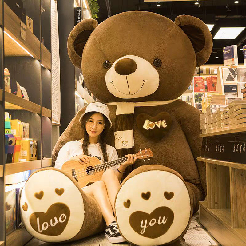 大熊熊猫毛绒玩具泰迪熊布娃娃女生抱抱熊小玩偶公仔生日礼物抱枕