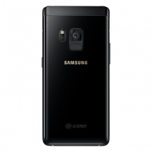 三星领世旗舰8 4GB+64GB 黑色（SM-G9298）翻盖智能商务手机4.2英寸双屏无线充电双卡双待手机