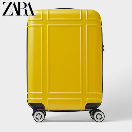 ZARA 新款 男包 黄色旅行手提拉杆箱登机箱行李箱 16113005090