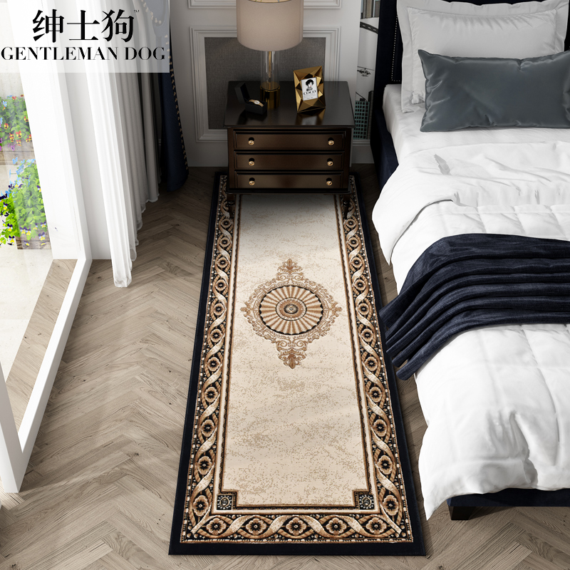 北欧式地毯卧室床边毯家用现代简约榻榻米飘窗毯长条满铺过道地垫