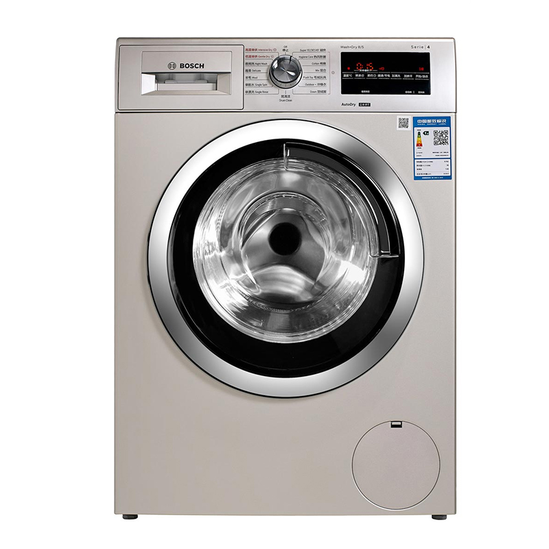 Bosch/博世洗衣机 WDG284E91W 8公斤洗烘干一体滚筒全自动洗衣机