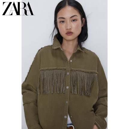 ZARA 新款 女装 流苏装饰夹克 03305250505