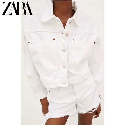 ZARA 新款 TRF 女装 短款牛仔外套 04365285251