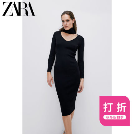 ZARA 新款 镂空装饰迷你连衣裙 02893102800