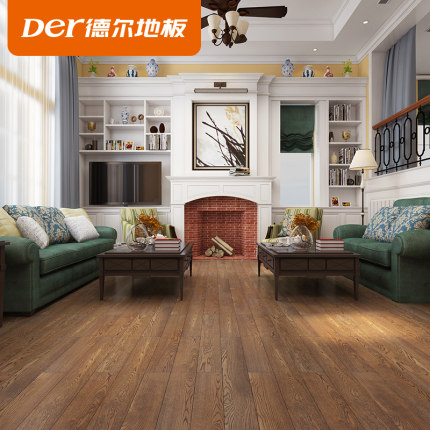 德尔地板家用多层实木复合地板北欧现代室内环保卧室木地板ESF