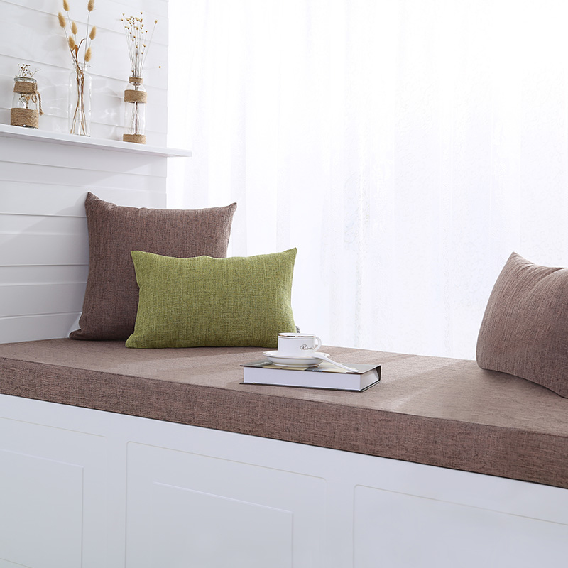 远宜家纺飘窗垫定做订做加厚坐垫高密度海绵窗台垫子实木沙发床垫