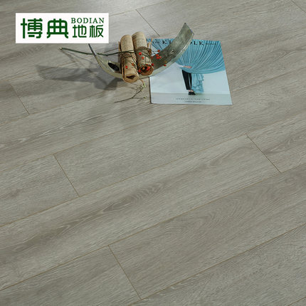 博典 实木复合地板 E0级环保多层实木木地板 耐磨防水复合木地板