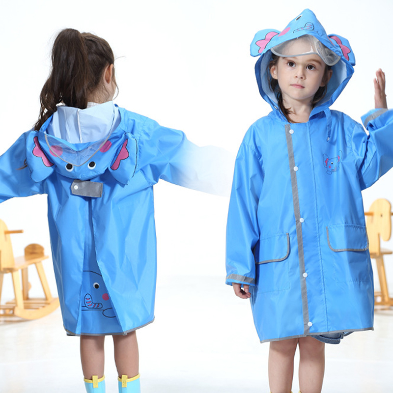 儿童雨衣雨鞋套装女童幼儿园连体小学生雨披男童带书包位长款全身