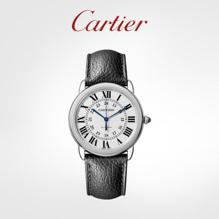 Cartier卡地亚Ronde Solo系列腕表 精钢皮表带
