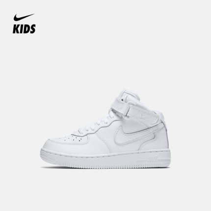 Nike 耐克官方NIKE FORCE 1 MID (PS) 幼童运动童鞋314196