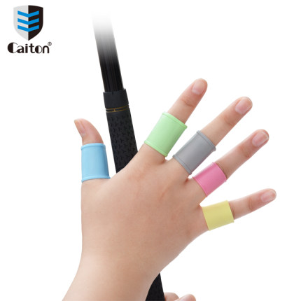 caiton/凯盾 高尔夫柔软橡胶护指套 防滑杆 胶圈手套 保护手指