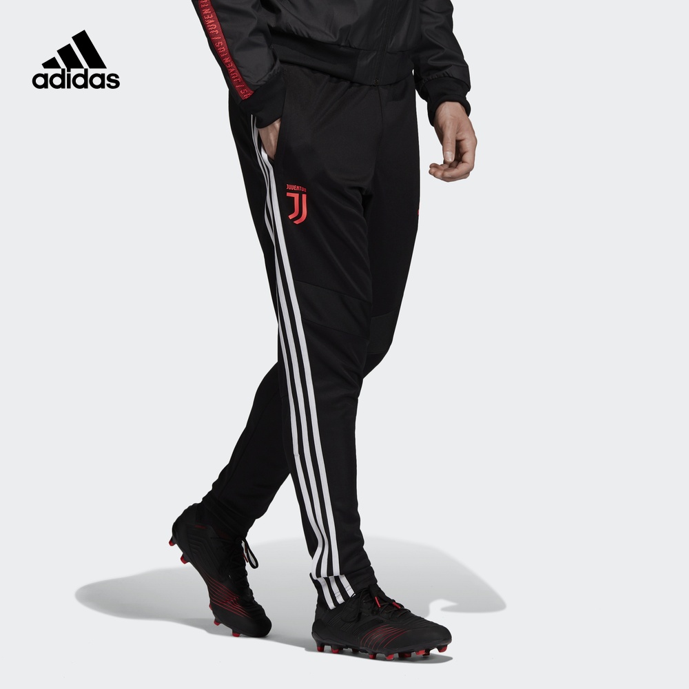 阿迪达斯 adidas JUVE TR PNT男足球尤文图斯训练针织长裤DX9129