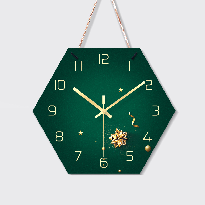现代简约北欧挂钟客厅装饰创意时钟艺术挂墙静音卧室家用时尚钟表