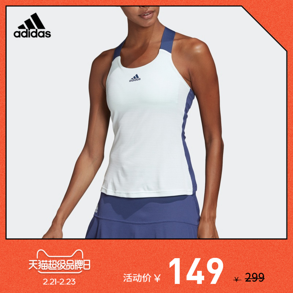 阿迪达斯官网 adidas Y-TANK H.RDY 女装网球运动背心FK0762