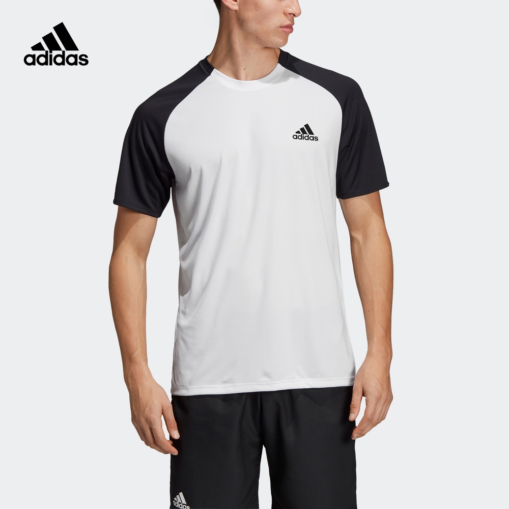 阿迪达斯官网adidas 男装网球运动短袖T恤DU0873 DU0871