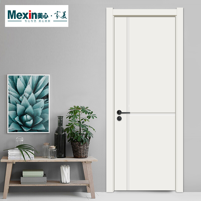 Mexin美心木门 现代简约卧室门 免漆实木复合门卧室门 静音环保门