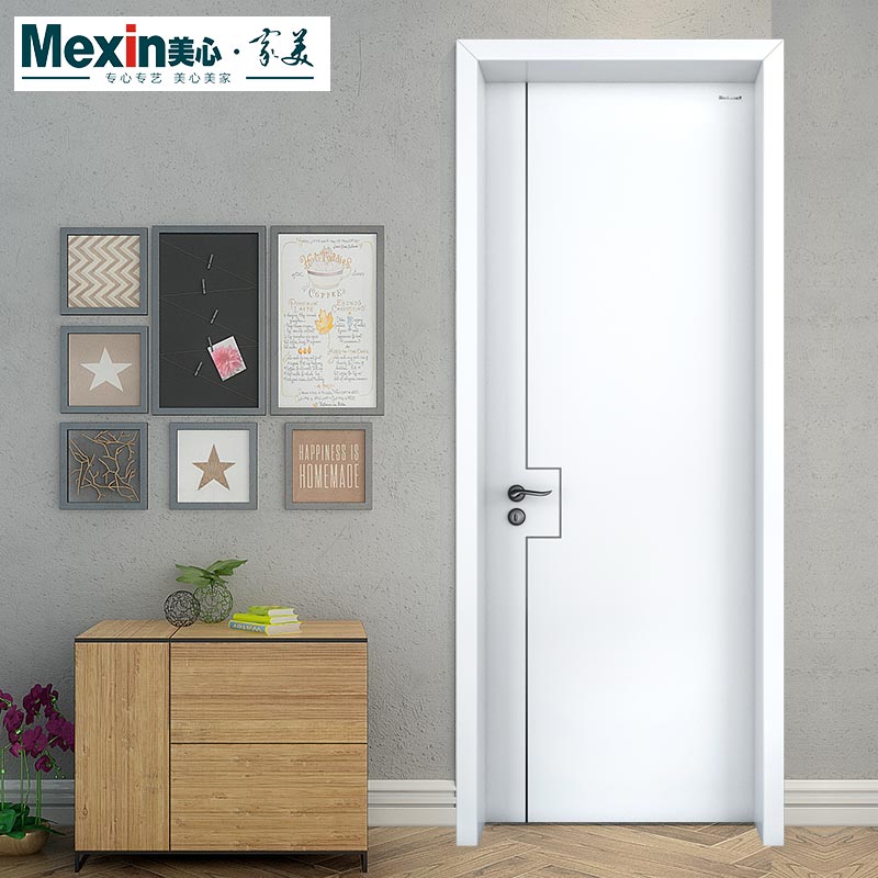Mexin美心木门 室内卧室门 免漆现代简约 新中式实木复合门 3250