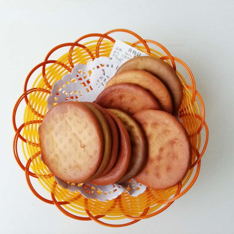 仿真曲奇饼干模型 假水果面包蔬菜饰品橱柜家具摆设 Lmdec摄影