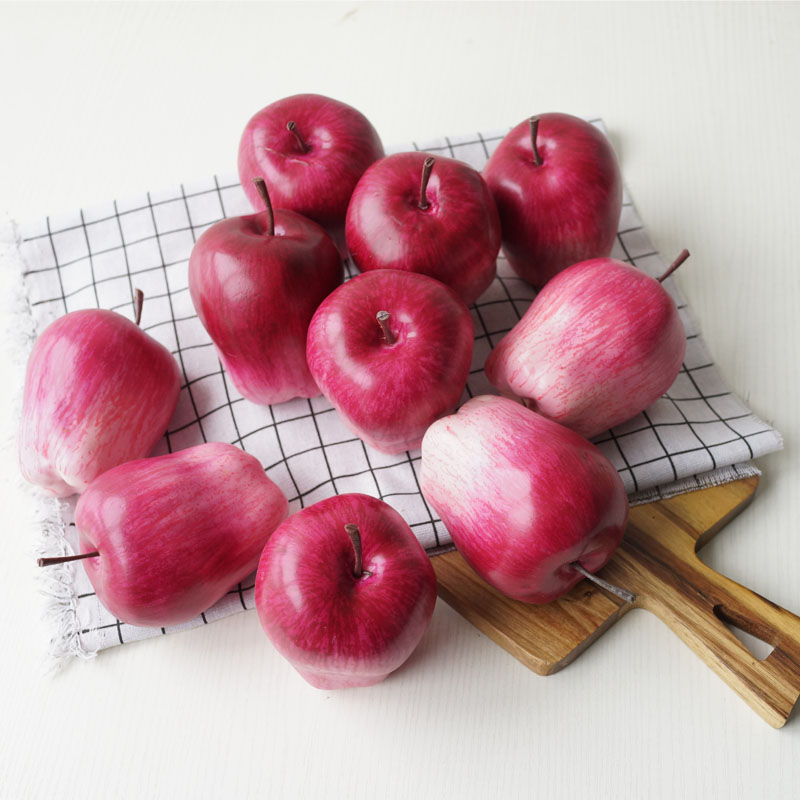 假蛇果模型道具 高仿真加重水果苹果 Lmdec假蔬果橱窗展示装饰品